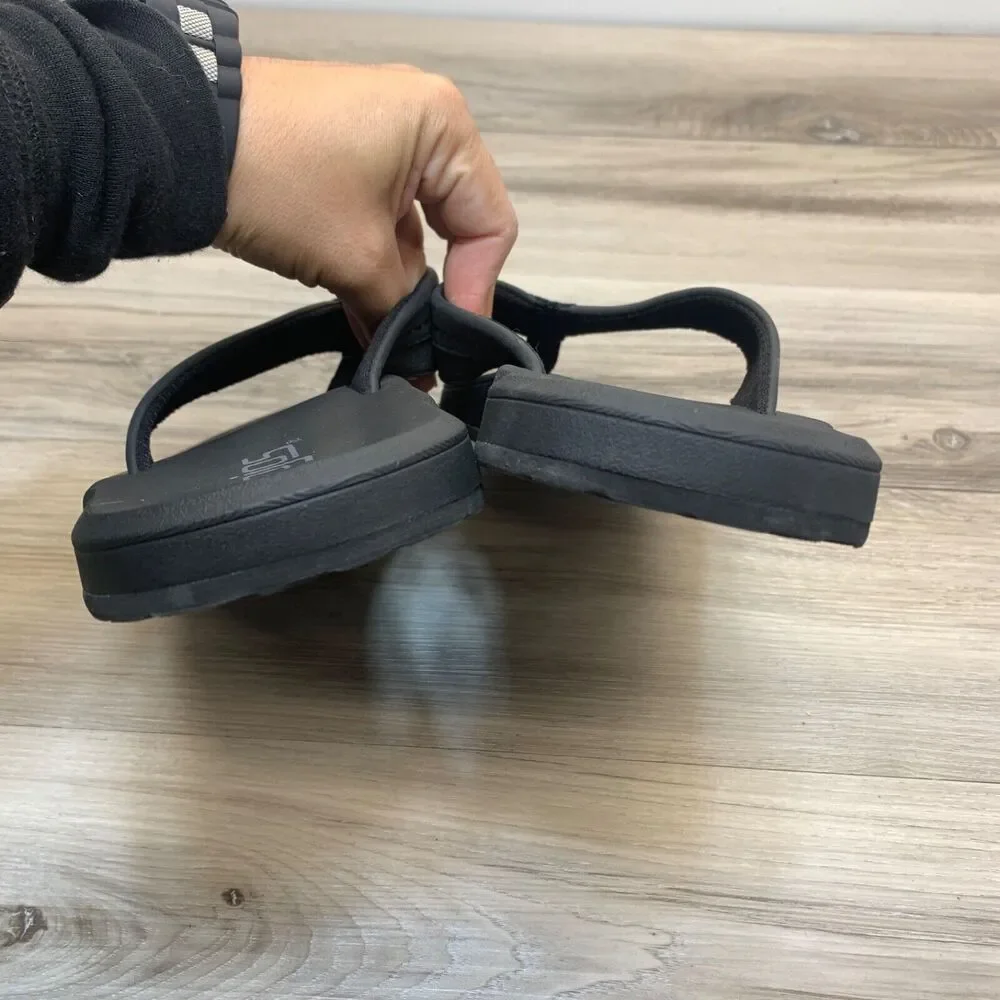 FLOJOS MEN'S RYAN FLIP FLOP BLACK SIZE 12‎ THONG SANDALS